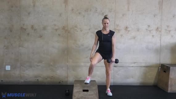 Dumbbell Side Step Up