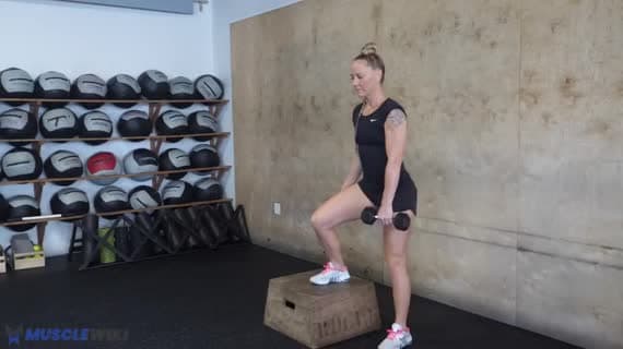 Dumbbell Side Step Up