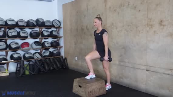 Dumbbell Step Up