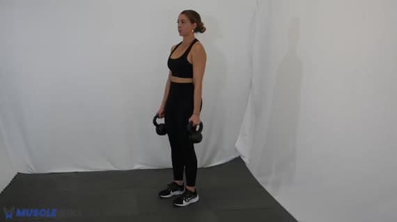 Kettlebell Conventional Deadlift (Double)