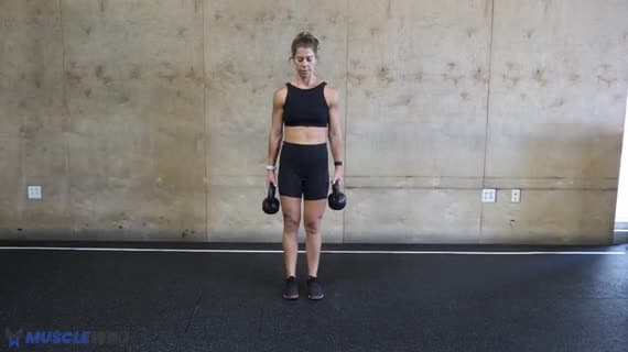 Kettlebell Alternating Forward Lunge