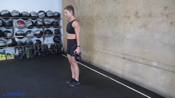 Kettlebell Alternating Forward Lunge