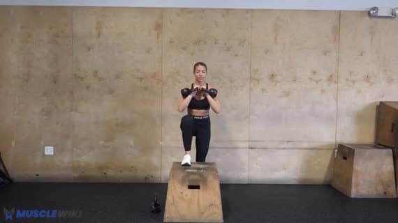 Kettlebell Front Rack Step Up