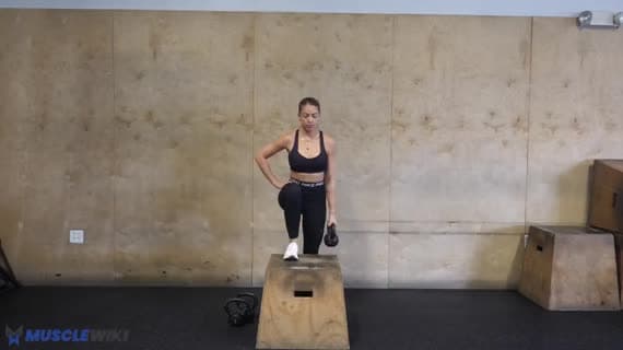 Kettlebell Step Up