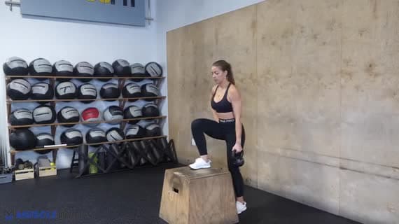Kettlebell Step Up