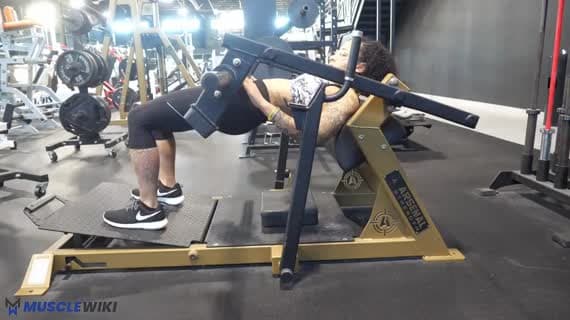 Machine Plate Loaded Hip Thrust