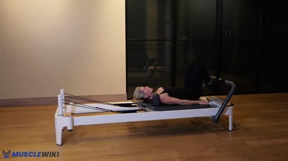 Travail des pieds en première position de Pilates