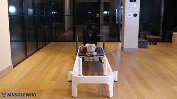 Travail des pieds en première position de Pilates