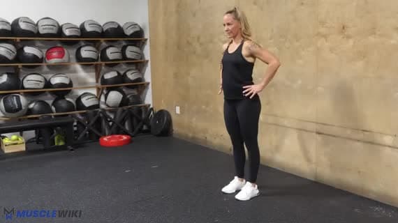 Bodyweight Alternating Forward Lunge
