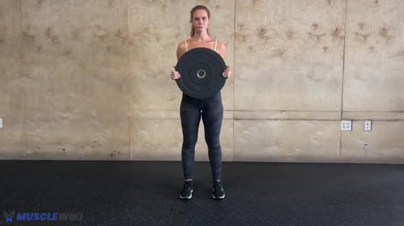 Plate Forward Lunge