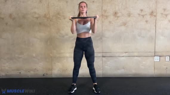 Squat avec disque