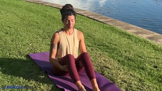 Restful Cow Face Pose Legs