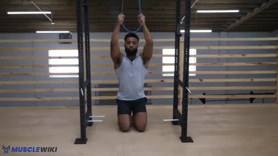 Direnç Bandı İle Diz Üstü Aşağı Çekiş