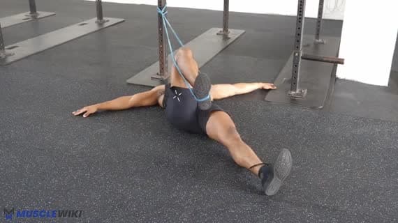 Press de piernas con banda