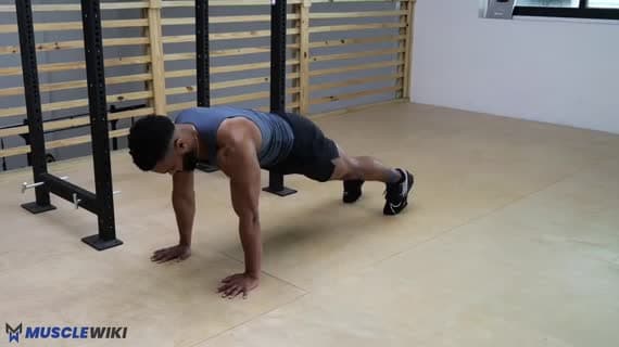 Mini Band Plank Glute Kickback