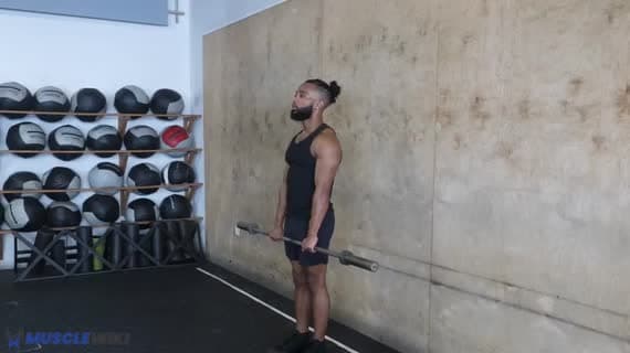 Elevação Frontal Completa com Barra