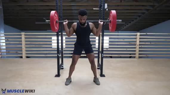 Squat con Bilanciere (Barra Alta)