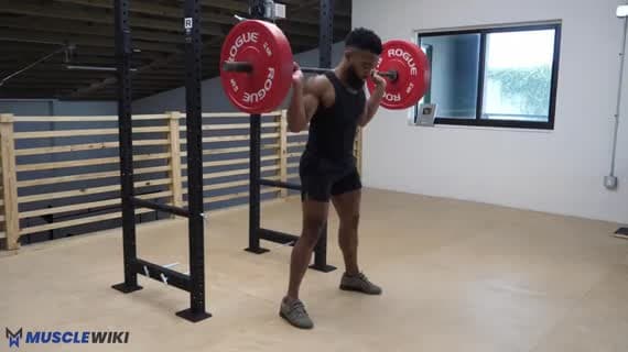 Squat con Bilanciere (Barra Alta)