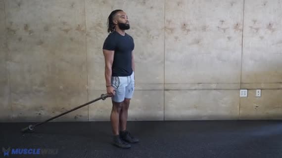 Flexion latérale à la barre (landmine)