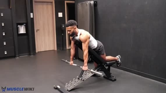 Ez Bar Reverse Spider Curl