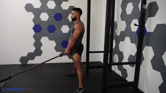 Landmine Cossack Squat