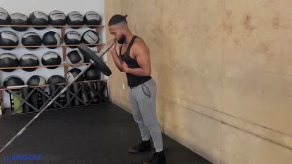 Einarmiger Landmine-Push-Press
