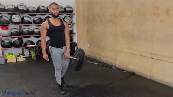 Landmine Tek Bacak Romen Deadlift