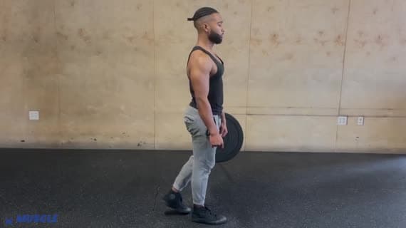 Landmine Tek Bacak Romen Deadlift