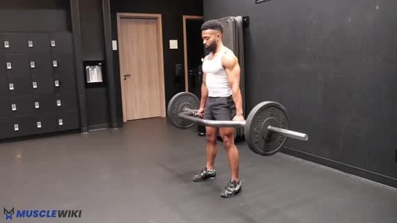 Squat con trap bar