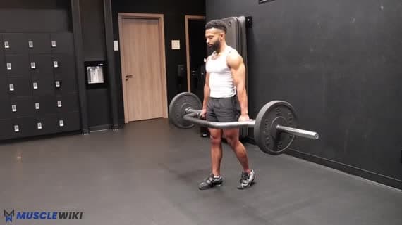 Trap Bar Staggered Romanian Deadlift