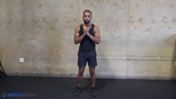 Squat con Salto Apri e Chiudi