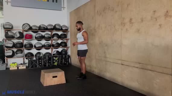 Toque con la punta del pie