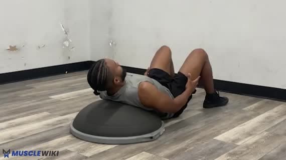 هیپ تراست با Bosu Ball
