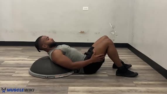 هیپ تراست با Bosu Ball