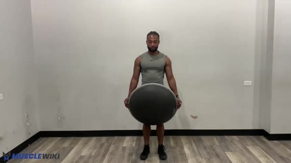باي كرل على Bosu Ball