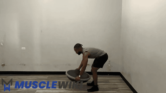 نیمهبارپی با Bosu Ball