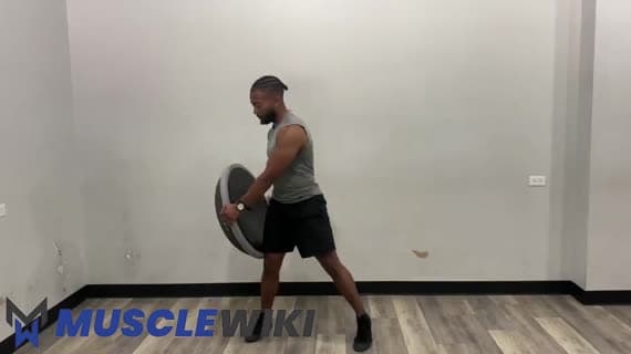 Holzhacker auf dem Bosu Ball