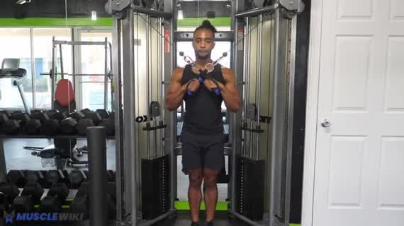 Kablo Çapraz Triceps Pushdown