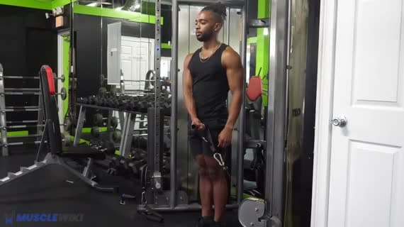 Cable Low Single Arm Lateral Raise