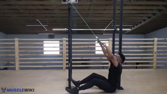 Kablo Oturarak Bar Face Pull