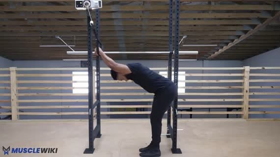 Cable Single Arm Lat Prayer
