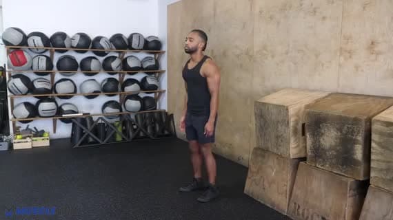 Jumping Jacks incrociati di Cardio