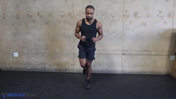 Cardio - Saut en avant sur une jambe
