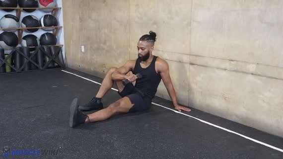 Rotation externe avec haltère