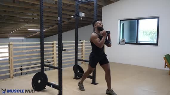 Split Squat con Manubrio a Calice