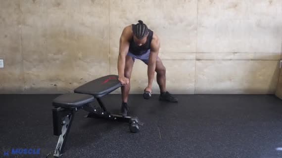Rowing à un bras avec haltère
