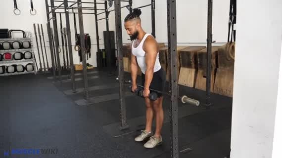 پرتاب وزنه دمبل به سبک گارسون