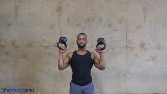 Développé Militaire Kettlebell en Position Bottoms-Up