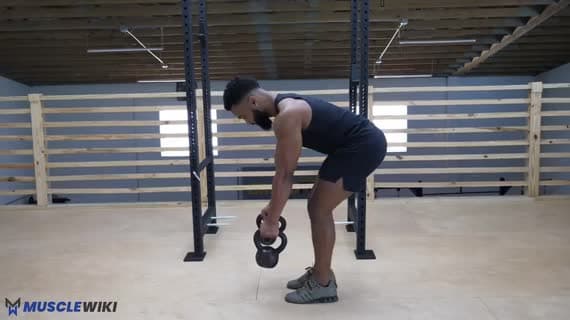 Extensão de Ombro com Kettlebell