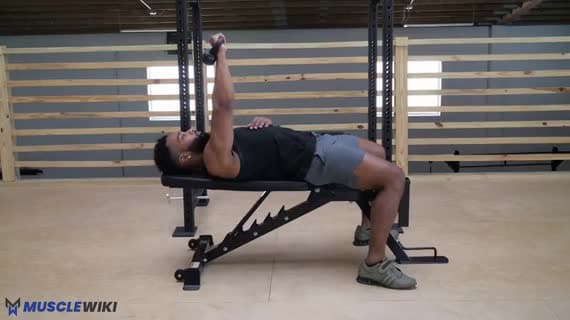 Einarmige Kettlebell-Brustpresse